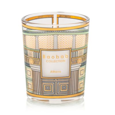 Trio of Travel Candles: Singapore-Athens-Paris