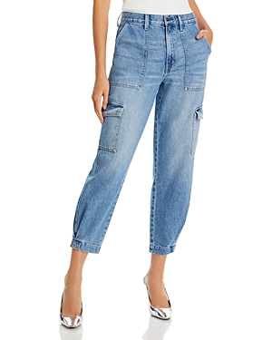 Shop Pistola Josephine High Rise Tapered Jeans In Paradigm