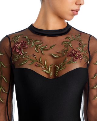 Livia Floral Embroidered Bodysuit