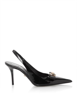 Women's Gianni Ribbon 85 mm Slingback Pumps