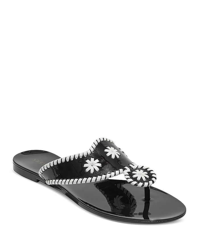 Jack rogers discount whipstitched flip flop