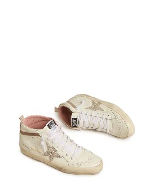 Women's Studded Star Mid Top Sneakers