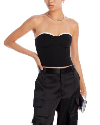 FORE - Contrast Bustier Top