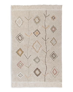 Shop Lorena Canals Bereber Style Kaarol Earth Area Rug, 4'7 X 6'7 In Natural/ivory