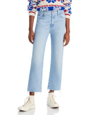 Mother superior - the dutchie ankle jean buy high-rise ankle kick flare straight leg