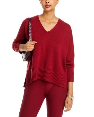 Eileen fisher red sweater best sale