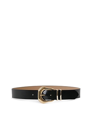B-low The Belt Coda Mod Women's Leather Belt In Black/gold