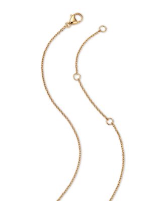 Diamond Emerald Cut Halo Pendant Necklace in 14K Yellow Gold, 0.60 tcw