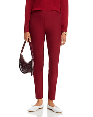 Eileen Fisher Slim Fit Ankle Pants In Red