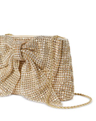 Jolene Diamante Small Bow Clutch