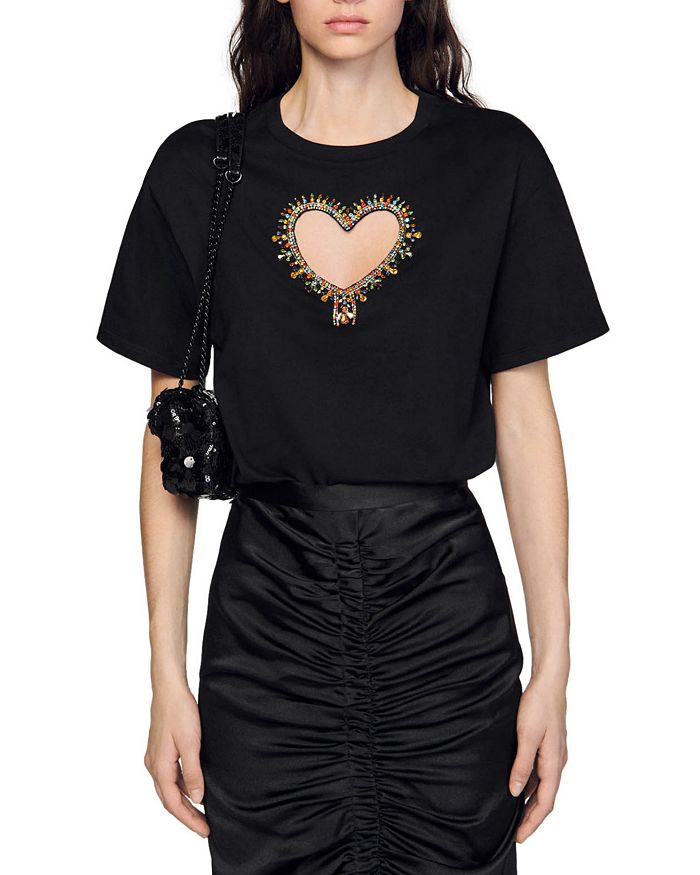 Sandro outlet heart dress