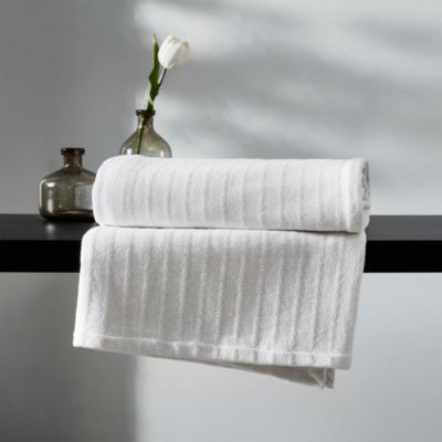 All Over Rib White Cotton Collection