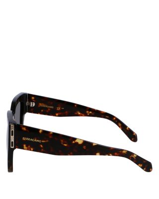 Double Gancini Square Sunglasses, 55mm