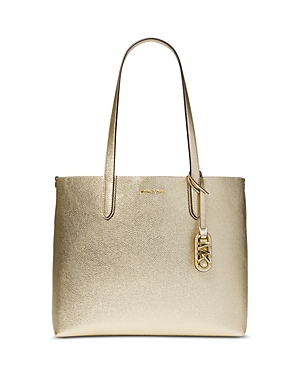 Michael Kors Eliza Extra Large Reversible Tote In Pale Gold