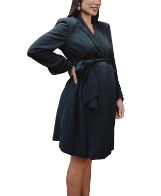 Emilia George - Black Marie Blazer Dress