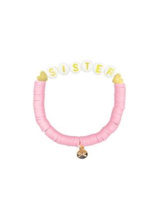 Bits & Bows - Girls' Sister Bracelet in Pink - Little Kid