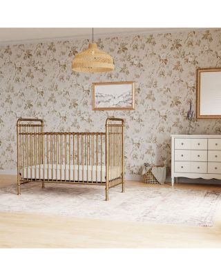 Abigail 3-in-1 Convertible Crib in Vintage Gold Tone
