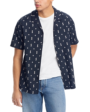 Shop Ksubi Allstar Resort Printed Camp Shirt In Black