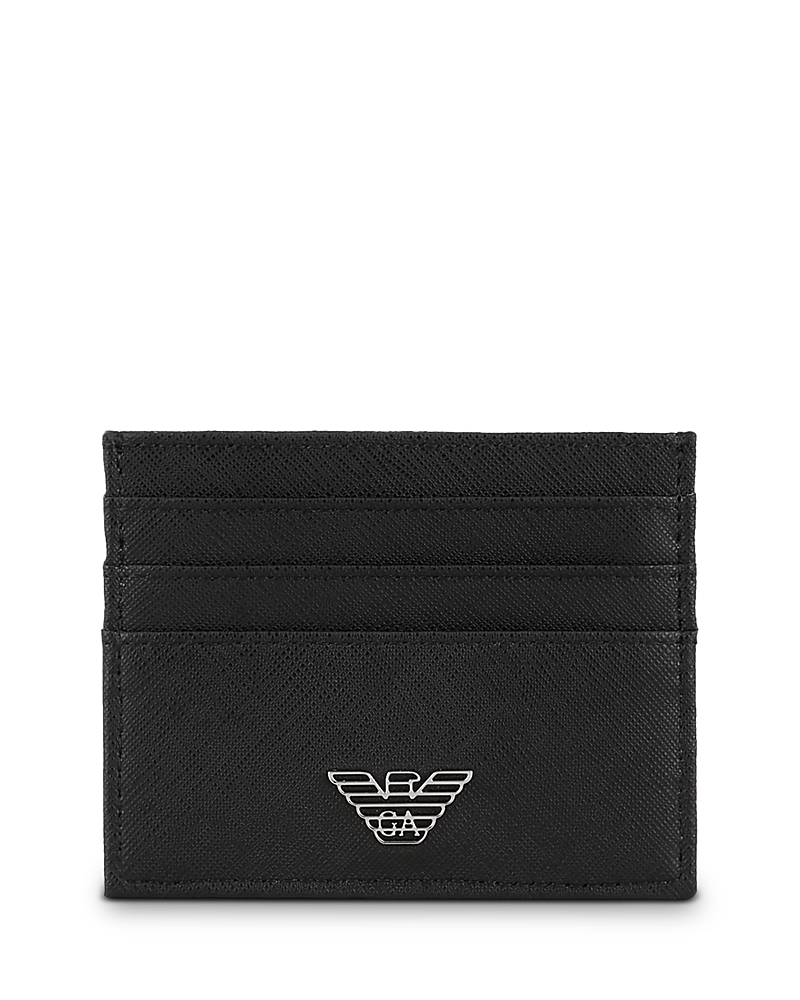 Emporio Armani Eagle Plated Credit Card Holder · OS