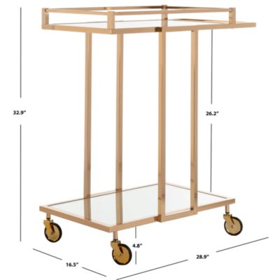 Capri Two Tier Bar Cart