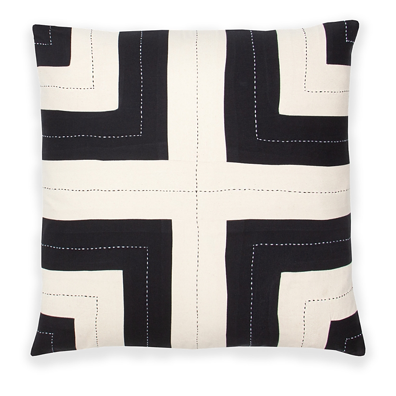 Anchal Interlock Throw Pillow In Black