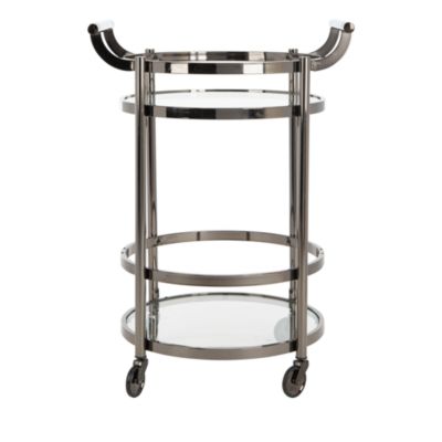 Sienna 2 Tier Round Bar Cart