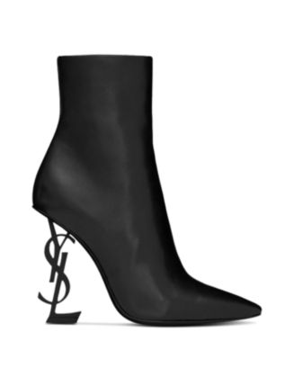 Saint Laurent Opyum Booties in Leather Bloomingdale s