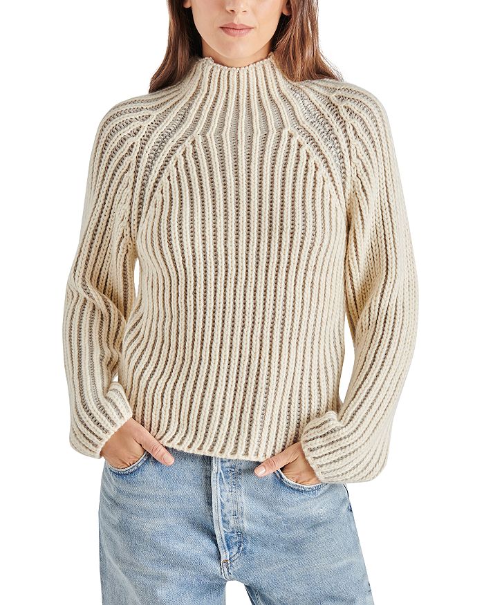 STEVE MADDEN Terra Mock Neck Sweater | Bloomingdale's