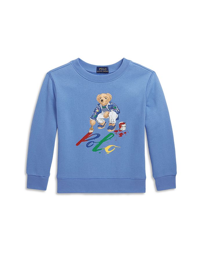 Ralph Lauren Boys' Polo Bear Graphic Fleece Sweatshirt - Little Kid ...