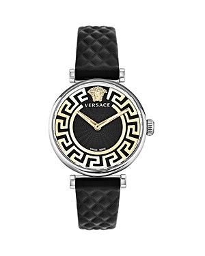 Versace Greca Chic Watch, 35mm In Black