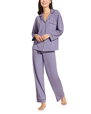 Shop Eberjey Gisele Pj Set In Delphinium/nightshadow