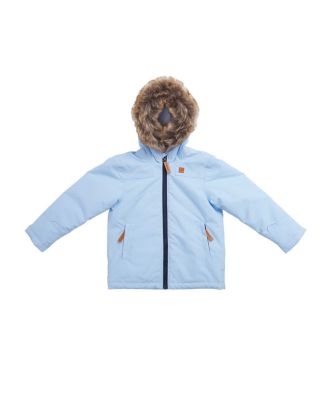 Northern Classics - Unisex Insulated Summit Winter Ski Jacket in Navy, Removable Faux Fur, Waterproof