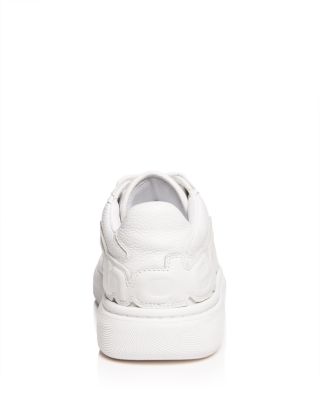 Women's Cloud Platform Puff Logo Lace Up Sneakers 