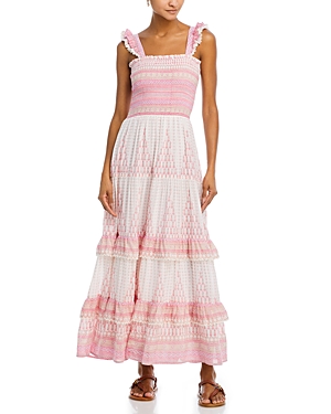 Bell Christine Tiered Maxi Dress In Light/past