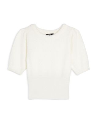 AQUA - Girls' Puff Sleeve Sweater, Little Kid, Big Kid - Exclusive