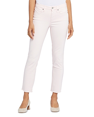 Shop Nydj Sheri Frayed High Rise Ankle Skinny Jeans In Felicity