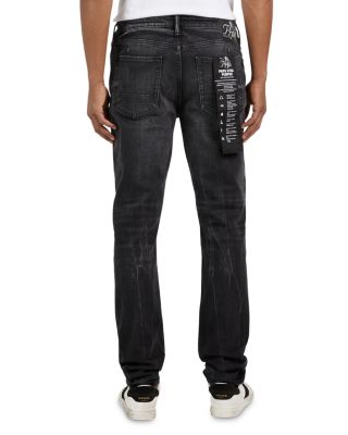 Ecology Slim Fit Five Pocket Jeans in Black