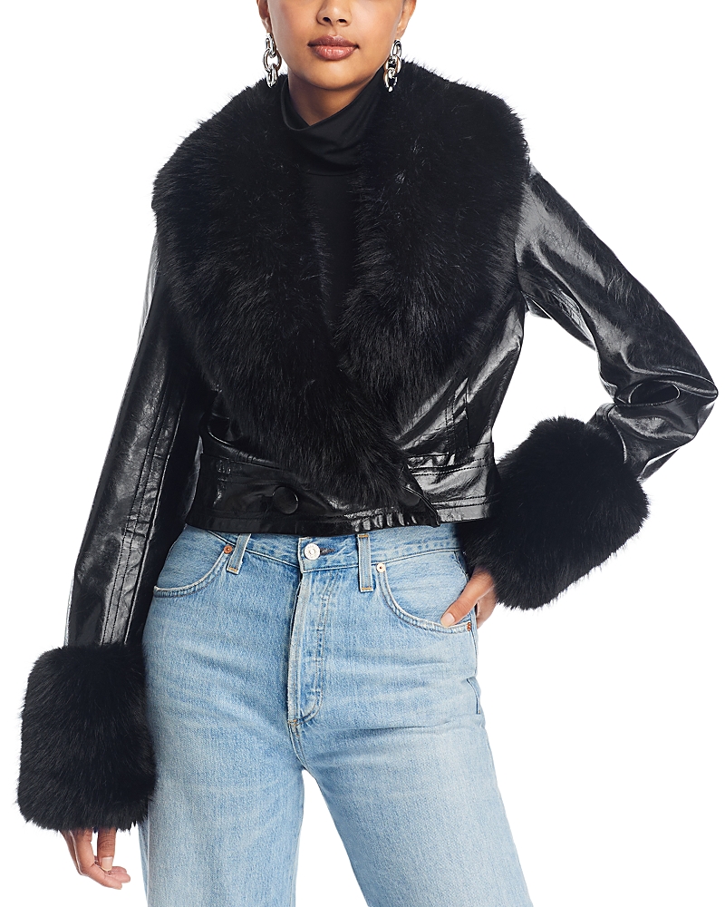 Stand Studio Rosalyn Jacket In Black/black