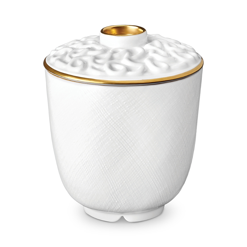 L'objet Han Gold Tea Cup With Lid In Gold
