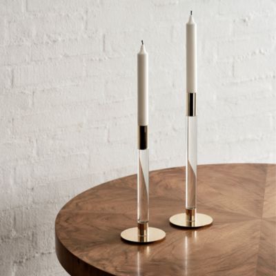 Lumiere Crystal Candlestick