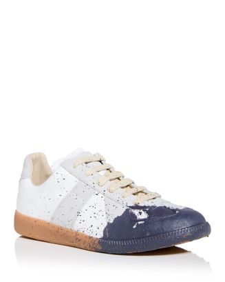 Maison Margiela Men's Paint Replica Low Top Sneakers