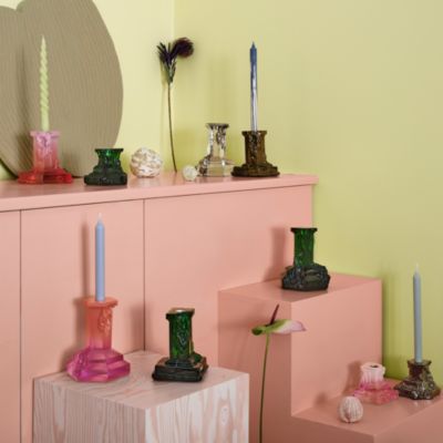 Rocky Baroque Candlestick, Medium