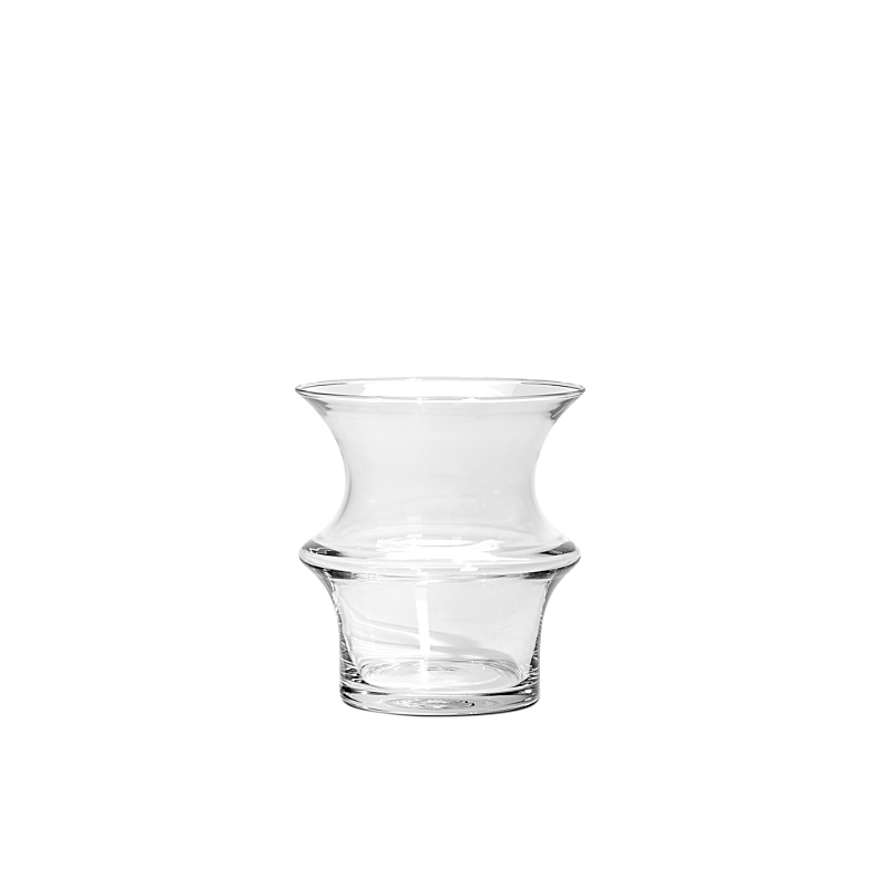 Kosta Boda Small Pagod Vase In Clear
