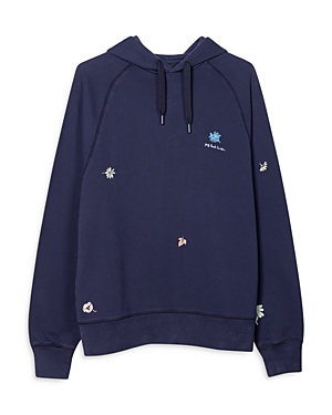 Shop Ps By Paul Smith Floral Embroidered Hoodie In 49a