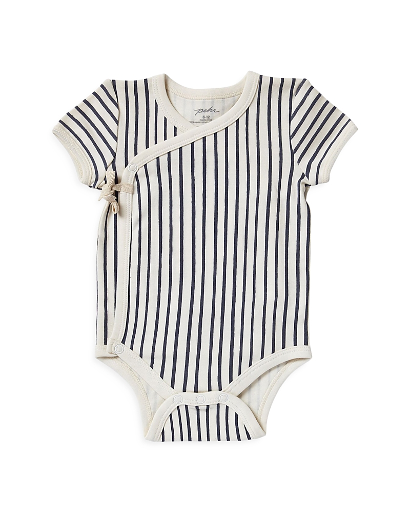 Shop Pehr Unisex Short Sleeve Kimono One Piece - Baby In Ink