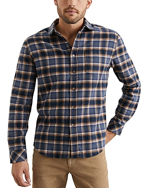 Rails Sussex Long Sleeve Button Front Shirt In Mustang