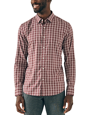 Shop Faherty The Movement Relaxed Fit Button Down Shirt In Brick Road