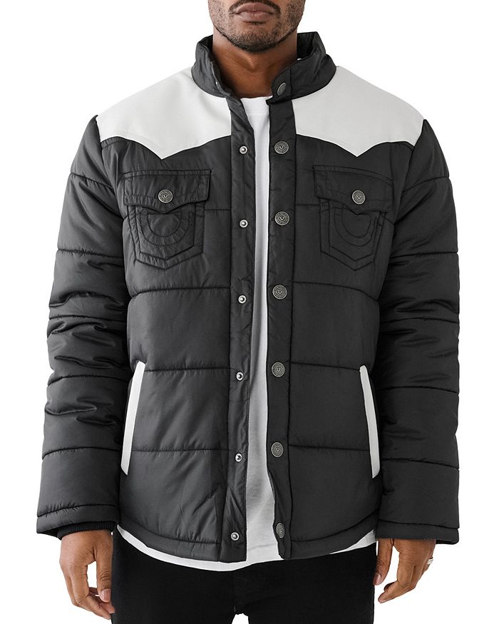 True religion mens puffer jacket sales