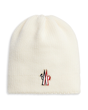 Moncler Wool Beanie In White