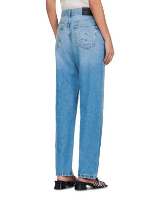 Bibi High Rise Wide Leg Jeans in Light Blue